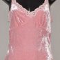 EXPRESS Women's pink velvet camisole EXTRA SMALL