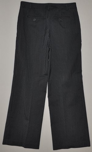 ANN TAYLOR LOFT Women's flat front pin stripe lined straight leg dress pants 6