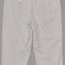 ANN TAYLOR LOFT Women's beige flat front stretch Ann fit Capri's 4 petite