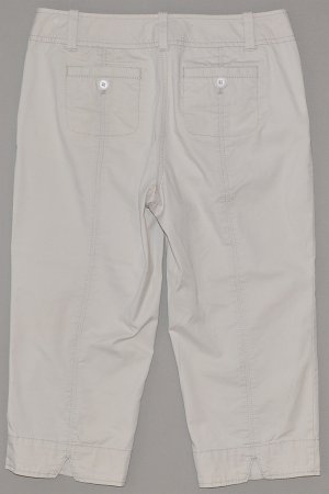 ANN TAYLOR LOFT Women's beige flat front stretch Ann fit Capri's 4 petite