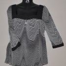 EXPRESS Women's 3/4 sleeve lined silk dress shirt MEDIUM