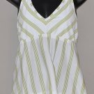 J. CREW Women's spaghetti strap striped halter top MEDIUM