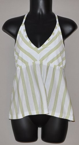 J. CREW Women's spaghetti strap striped halter top MEDIUM