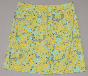 THE LIMITIED Women's stretch a line above knee length floral skirt 2 regular