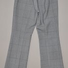 THE LIMITED Women's stretch flat front checkered dress pants 6 reg