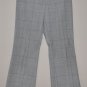 THE LIMITED Women's stretch flat front checkered dress pants 6 reg
