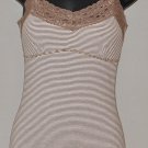 AMERICAN EAGLE Women's stretch spaghetti strap striped tank top SMALL