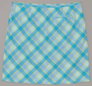 AMERICAN EAGLE Women's stretch straight plaid above the knee length skirt 14 reg