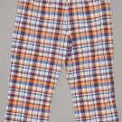 AMERICAN EAGLE Women's flat front plaid capri’s with slit cuffs 8