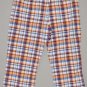AMERICAN EAGLE Women's flat front plaid capri’s with slit cuffs 8