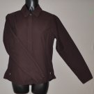 COLUMBIA Women's brown l/s fitted button up shirt SMALL