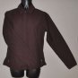 COLUMBIA Women's brown l/s fitted button up shirt SMALL