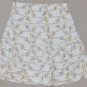 AMERICAN EAGLE Women's elastic waist floral knee length silk tiered skirt 2