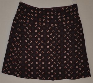 THE LIMITED Women's lined a line wrap skirt 6