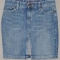 AMERICAN EAGLE Women's above knee length Jean pencil skirt with front slit 2 reg