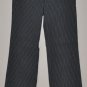 EXPRESS Women's flat front stretch pinstripe boot cut dress pants 3/4 reg