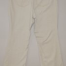 LANDS END Women's beige stretch boot cut pants 18