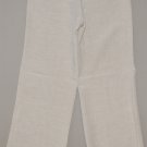 NEW YORK & COMPANY Women's flat front wide leg linen pants 4 reg