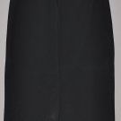 OLD NAVY Women's black stretch straight long dress skirt with back slit 4