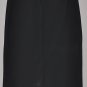 OLD NAVY Women's black stretch straight long dress skirt with back slit 4