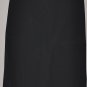 OLD NAVY Women's black stretch straight long dress skirt with back slit 4