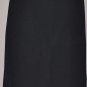 OLD NAVY Women's black stretch straight long dress skirt with back slit 4