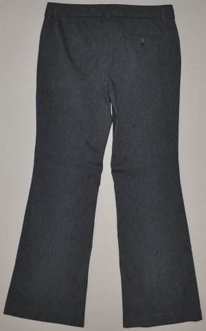 EXPRESS Women's gray flat front stretch editor fit dress pants 8 REG