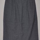 RALPH LAUREN POLO Women's vintage gray long lined straight wool dress skirt 10