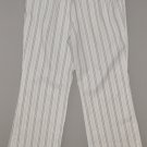 NEW YORK & COMPANY Women's striped city stretch straight leg dress pants 14 reg