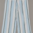 EXPRESS Women's stretch flat front correspondent fit striped dress capri’s 0 reg