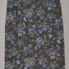 EDDIE BAUER Women's Long straight floral skirt with front slit 4