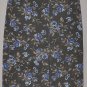 EDDIE BAUER Women's Long straight floral skirt with front slit 4