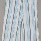 EXPRESS Women's stretch flat front correspondent striped dress capri’s 10 reg