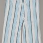 EXPRESS Women's stretch flat front correspondent striped dress capri&acirc;��s 10 reg