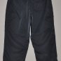 NAUTICA Women's black drawstring capri’s with slit cuffs SMALL