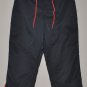 NAUTICA Women's black drawstring capri’s with slit cuffs SMALL