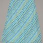 NEW YORK & COMPANY Women's striped lined A-line knee length dress skirt SMALL