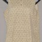 IZOD Women's beige sleeveless polo style shirt SMALL