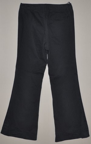 GAP Women's flat front stretch pinstripe flare leg pants 6 ankle