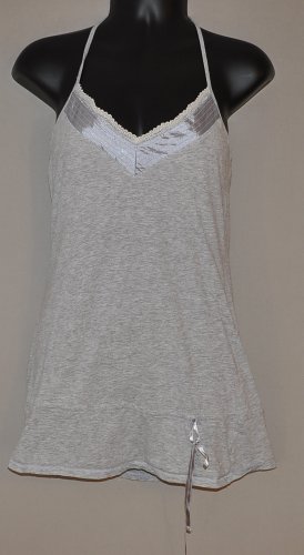 AMERICAN EAGLE Women's v neck halter top with built in bra MEDIUM