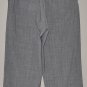 GAP Women's vintage gray flat front stretch cuffed wool dress capri&acirc;��s 2