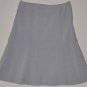 GAP Junior's gray stretch lined a line knee length wool dress skirt 1