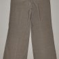 EXPRESS Women's brown flat front stretch editor fit dress pants 6 reg