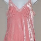 EXPRESS Women's pink velvet camisole MEDIUM