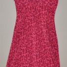EXPRESS Women's pink spaghetti strap floral knee length evening dress 9/10 reg