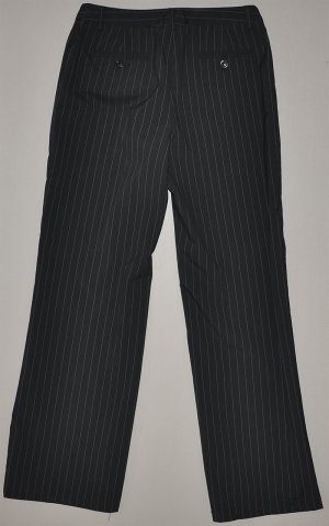 NINE WEST Women's stretch slouchy Cindy fit pinstriped dress pants 2 reg