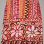 NINE WEST Women's floral print a line knee length casual skirt 8 reg