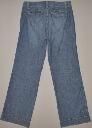 NAUTICA Women's flat front stretch straight leg cuffed jeans 10 reg