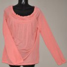 THE LIMITED Women's peach stretch l/s shirt MEDIUM