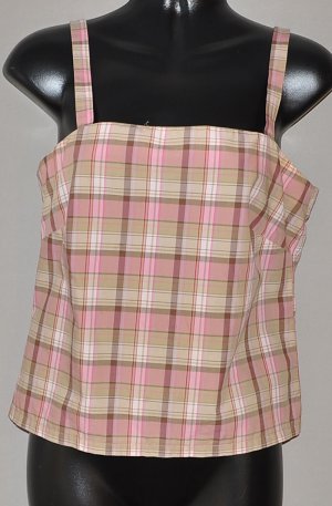 GAP Women's plaid spaghetti strap tank top EXTRA SMALL